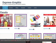 Tablet Screenshot of express-graphic.com